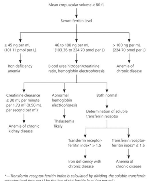 Depression and iron deficiency anemia