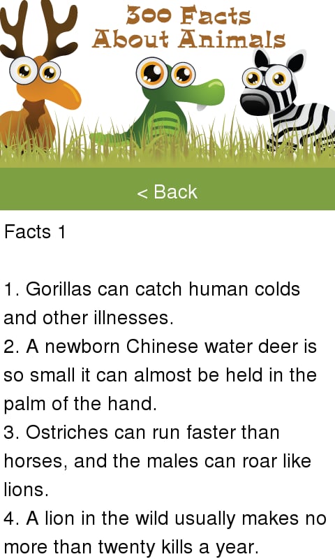 Facts about animals