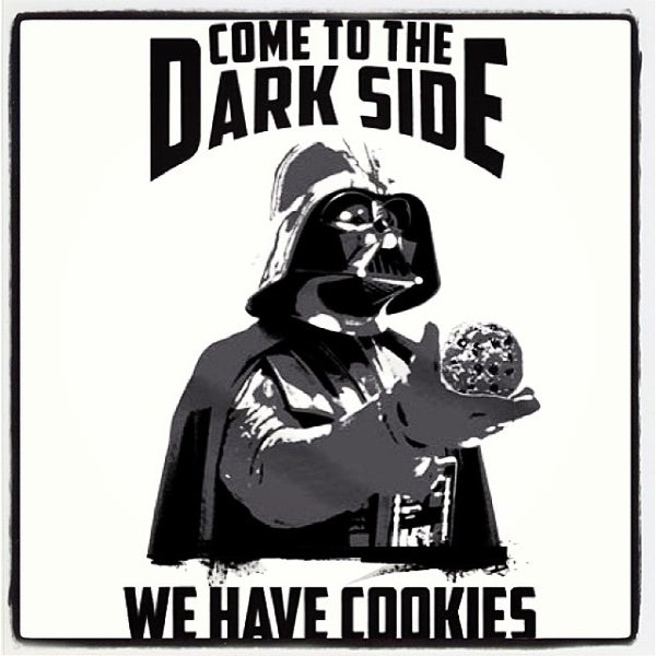 Dark side of a person