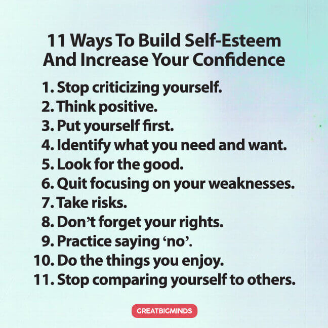 Ways to Improve Self-Esteem