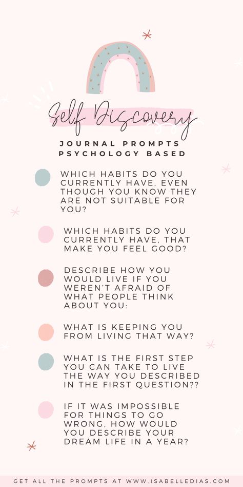 Journaling prompts for self discovery