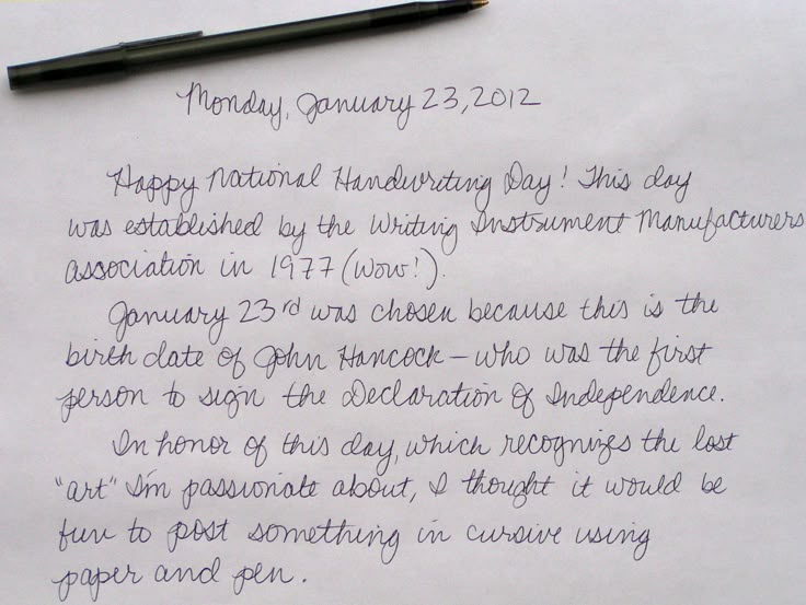 Schizophrenia Handwriting Examples