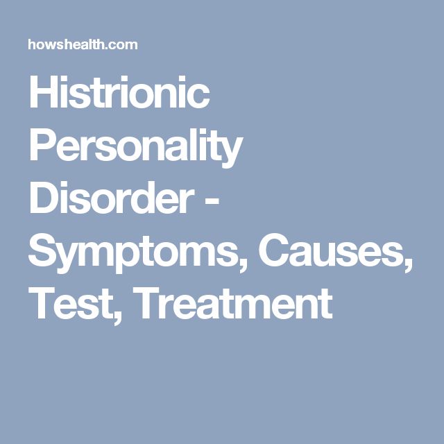 Histrionic personality disorder lying