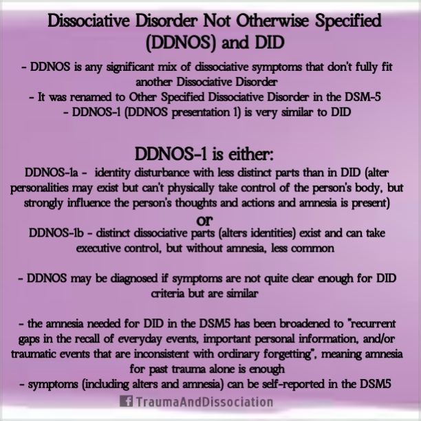 Statistics for dissociative identity disorder