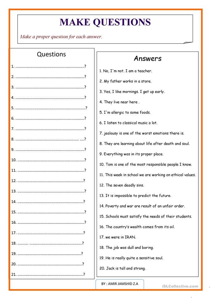 Making questions english. Вопросы Worksheets. Вопросы в английском языке Worksheets. General questions в английском языке Worksheets. Специальные вопросы Worksheets.