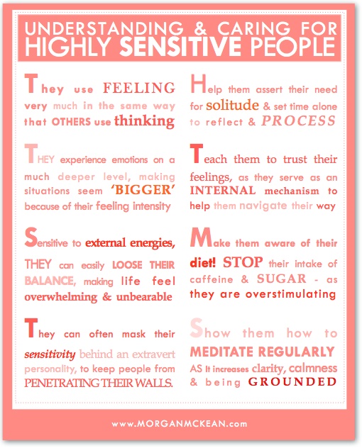 Signs of highly sensitive person