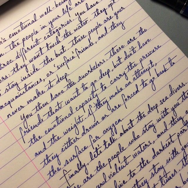 Schizophrenia Handwriting Examples