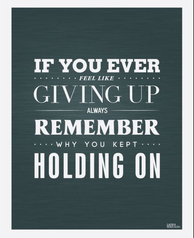 I am giving up on you. Giving up. I can't give up on you. Always up.