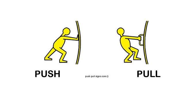 Pull push technique