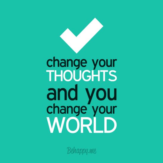 Change your thought