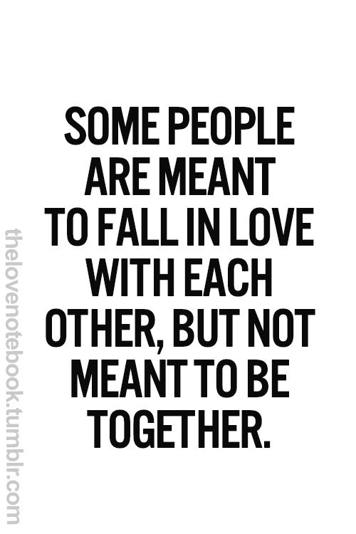 Meant to be. To mean.