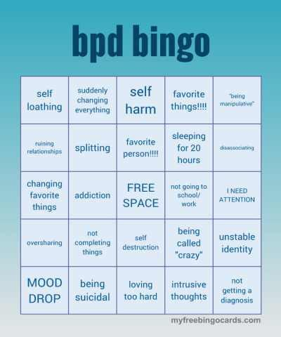 Bpd self sabotaging