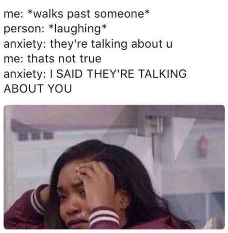 When you feel anxiety