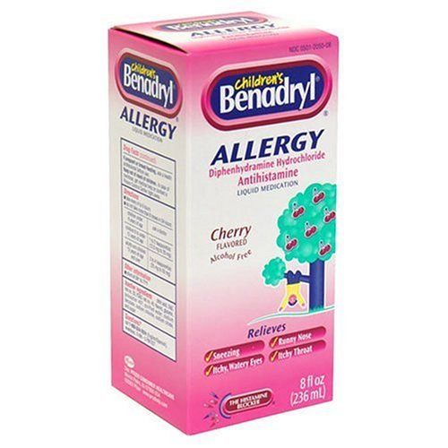 Benadryl as a sedative