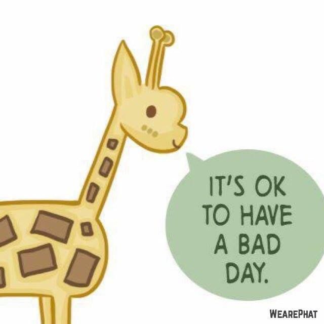 Cuz you had a bad day