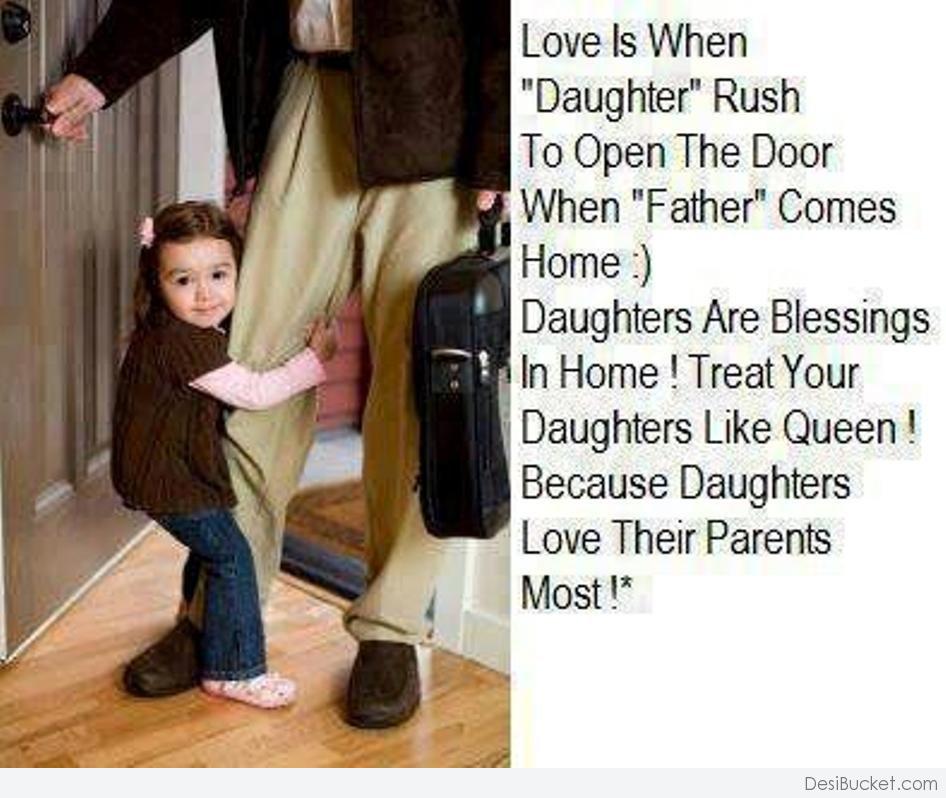 Fathers love for daughters