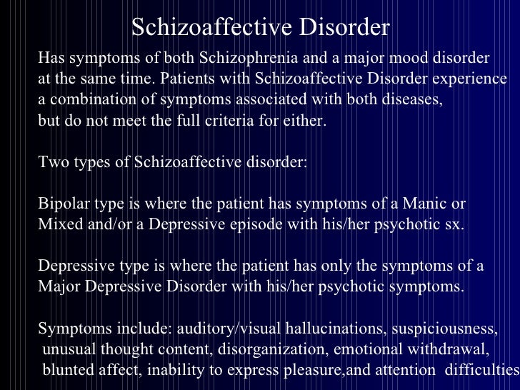 Schizoaffective personality disorder