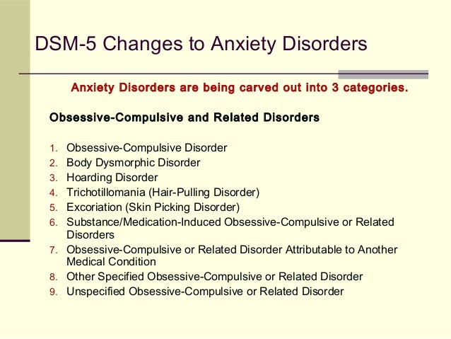 How is the dsm 5 organized