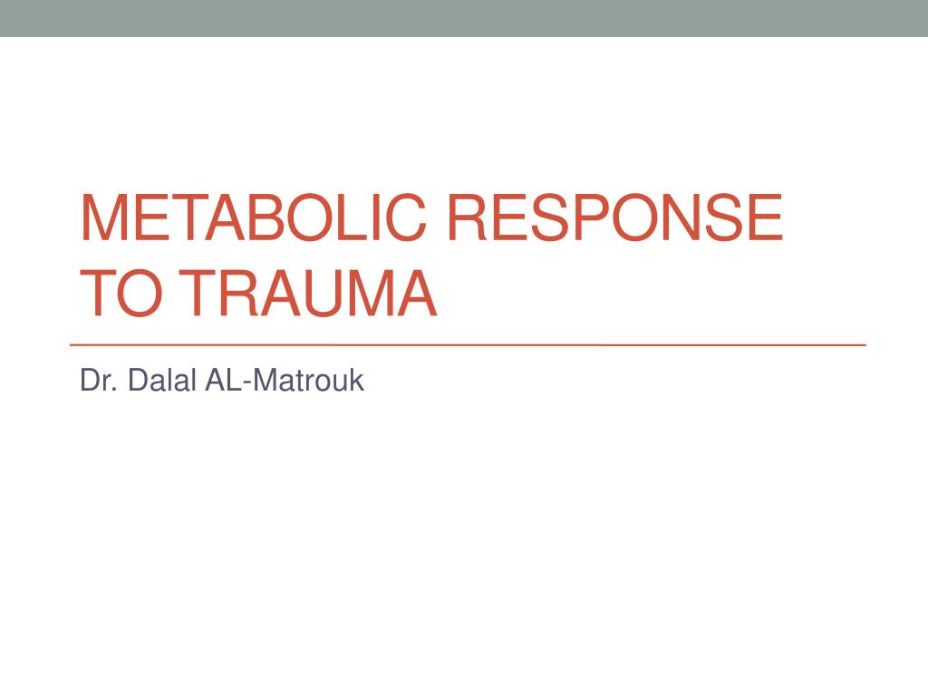 What is a trauma response