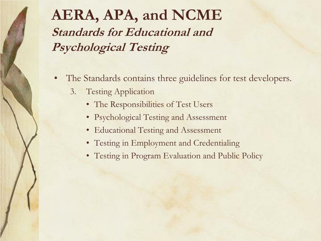 Reliable psychological tests