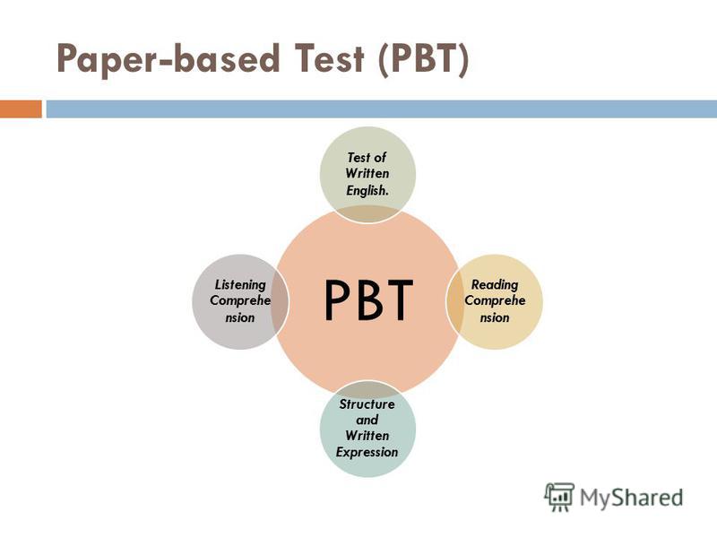 Free paper based personality test