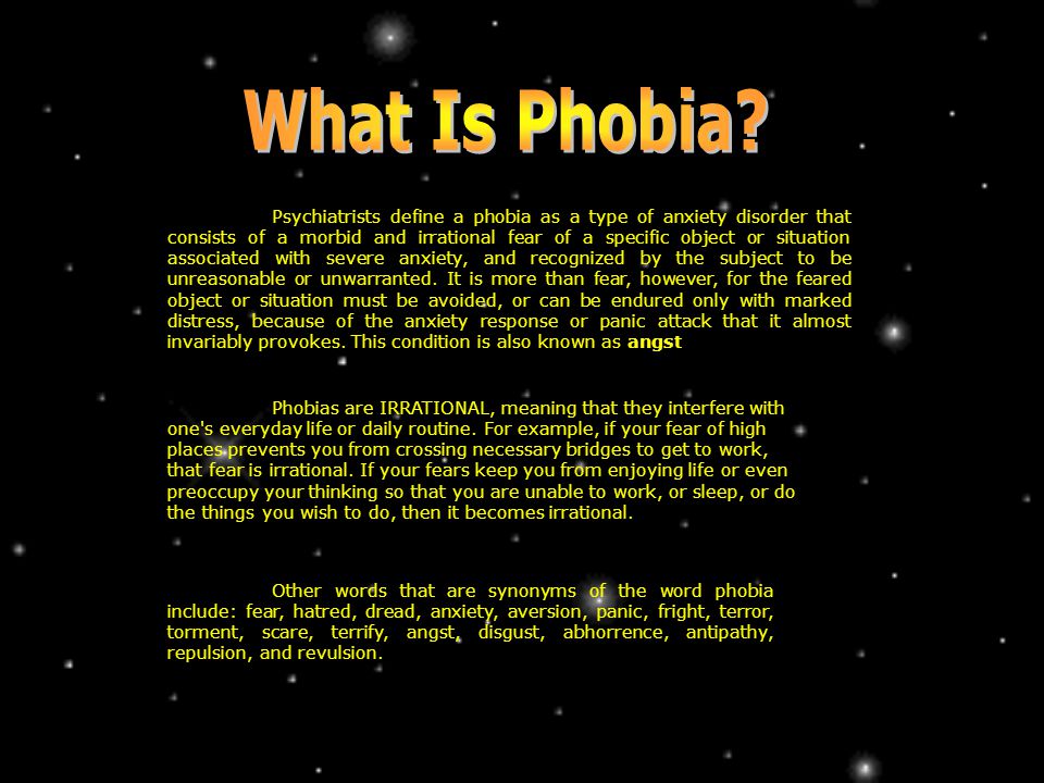 Kinds of phobias. Types of Phobias. Phobia Definition. All Type of Phobia with pictures.