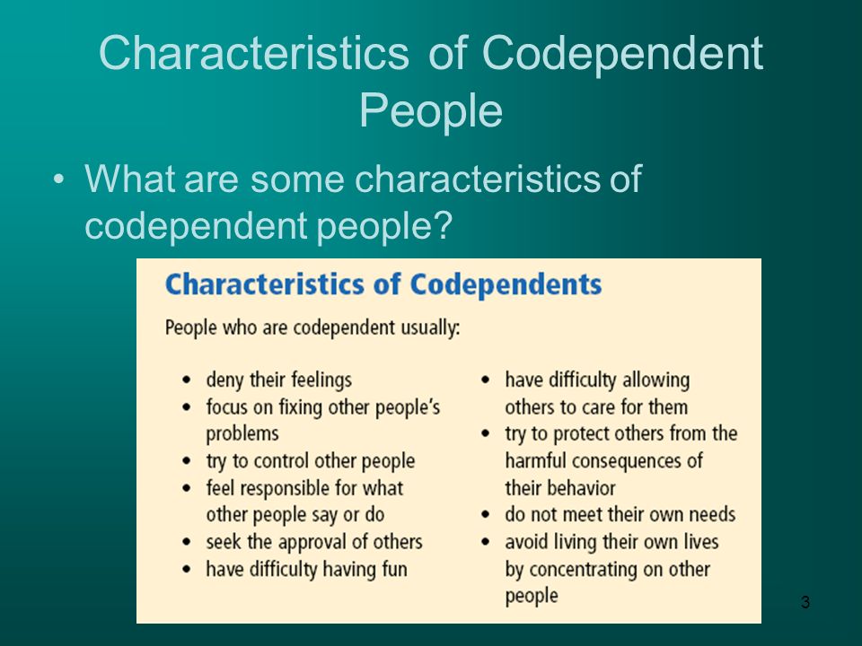 Codependent romantic relationships