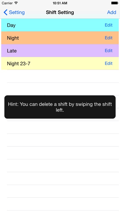 Night shift sleep schedule example