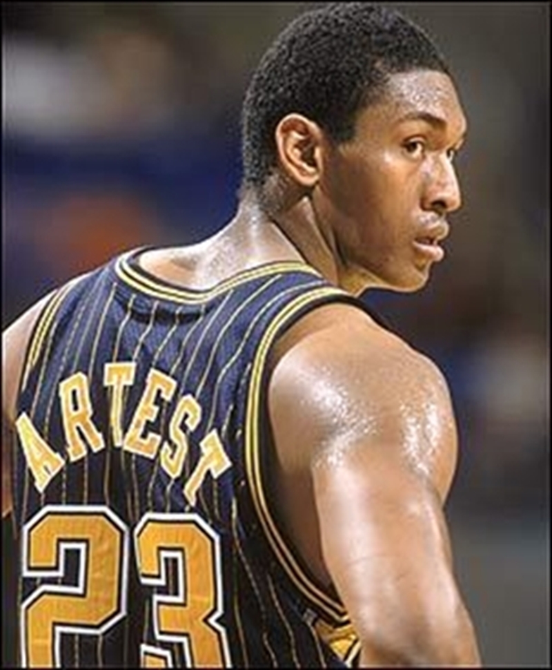 Artest. Ron Artest. Майка НБА Артест. Рональд Виллиамс. Ron Artest Malice at the Palace.