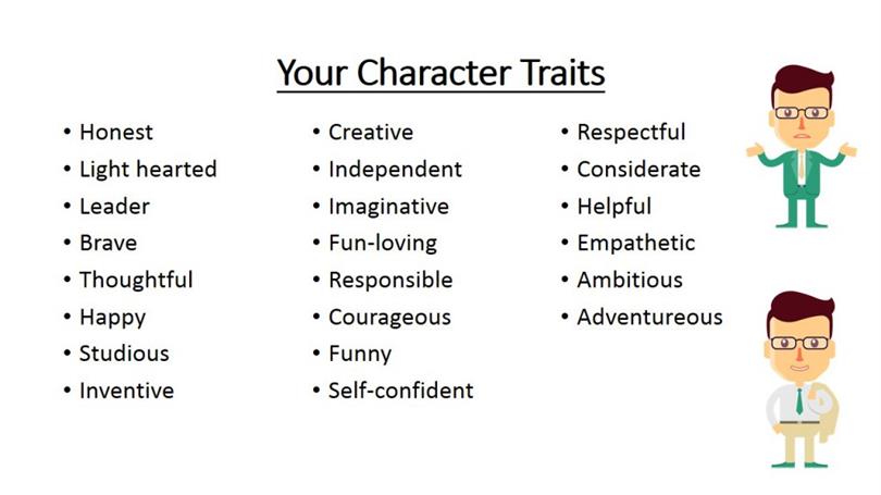Common personality traits