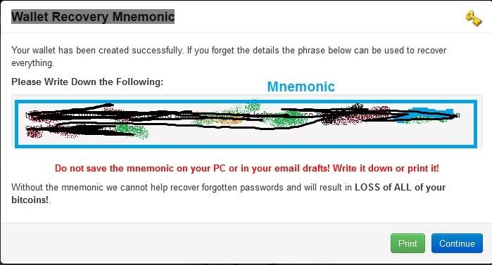 Creating a mnemonic device involves