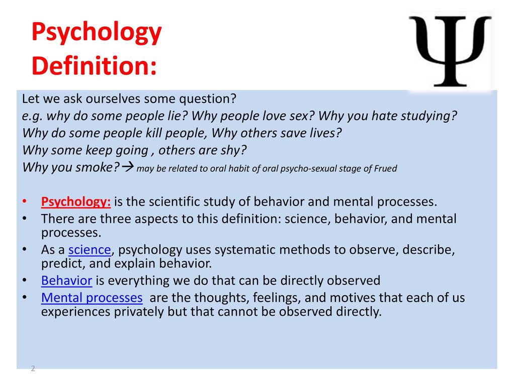 Antecedents definition psychology