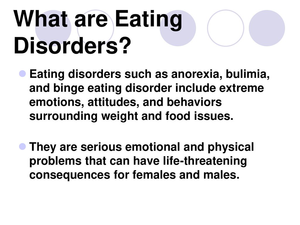 What Types Of Eating Disorders Are There