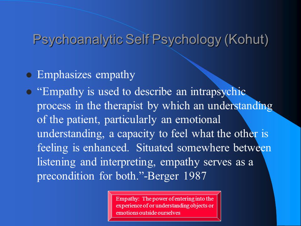 Psychodynamic therapy involves