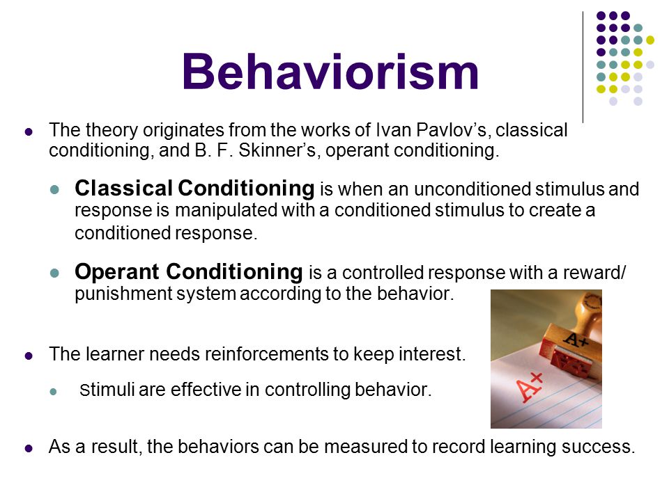 Shaping and chaining in operant conditioning