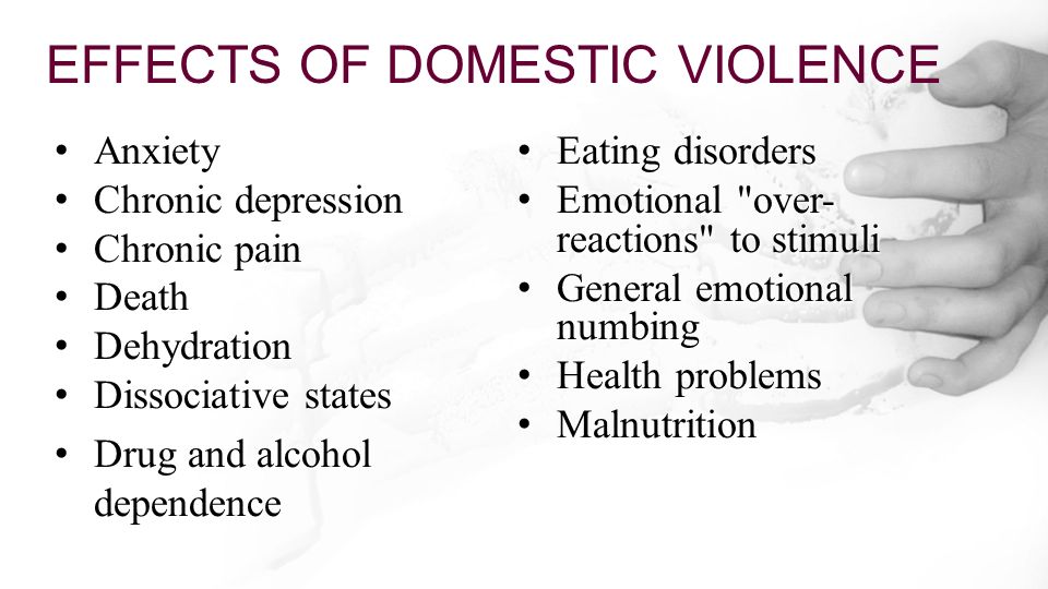 Factors that lead to domestic violence