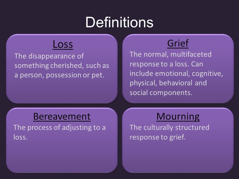 stages-of-grief-definition